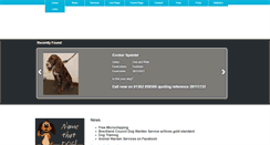 Desktop Screenshot of animalwardenservices.co.uk